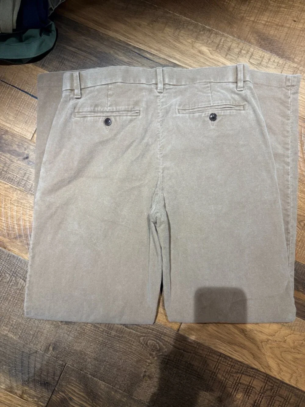 Banana Republic Traveler Tan Khaki Relaxed Tapered Pants Men's 30R